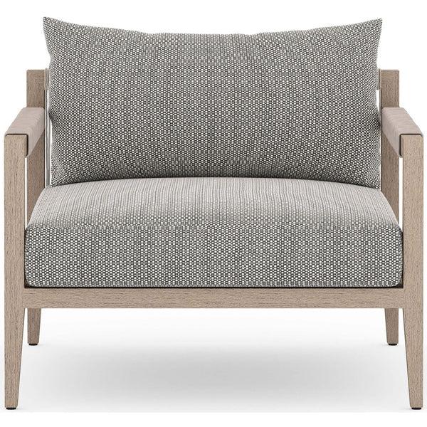 Home Fashion Sherwood Outdoor Chair Faye Ash/Washed Brown By Four Hands