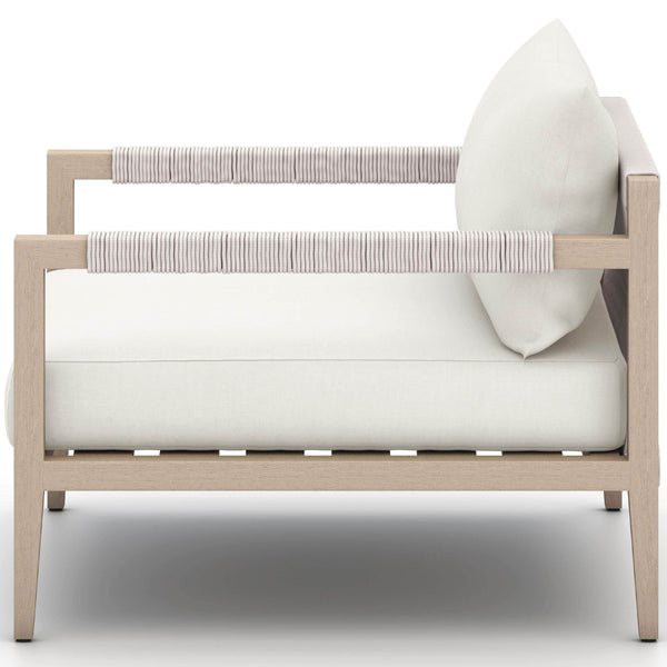 Home Fashion Sherwood Outdoor Chair Natural Ivory/Washed Brown By Four Hands