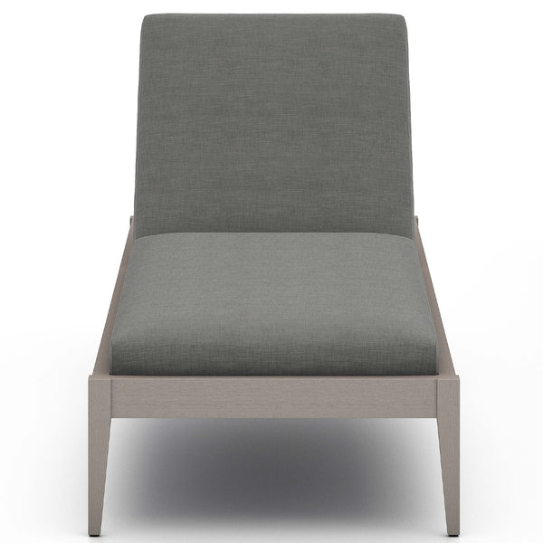 Home Fashion Sherwood Outdoor Chaise Charcoal/Weathered Grey By Four Hands