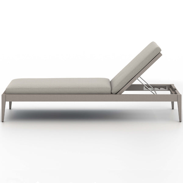 Home Fashion Sherwood Outdoor Chaise Stone Grey/Weathered Grey By Four Hands