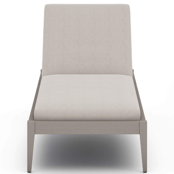 Home Fashion Sherwood Outdoor Chaise Stone Grey/Weathered Grey By Four Hands