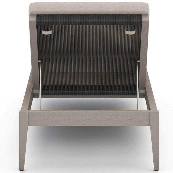 Home Fashion Sherwood Outdoor Chaise Stone Grey/Weathered Grey By Four Hands