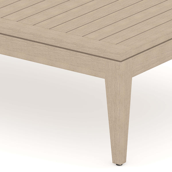 Home Fashion Sherwood Outdoor Coffee Table Washed Brown By Four Hands