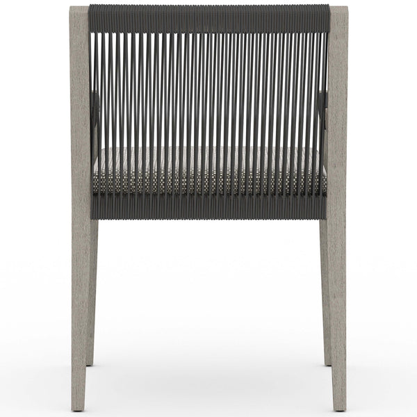 Home Fashion Sherwood Outdoor Dining Arm Chair Faye Ash/Weathered Grey Set Of 2 By Four Hands