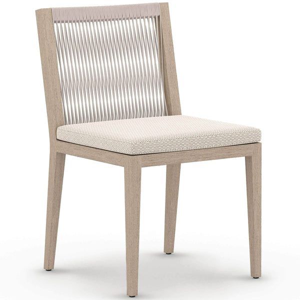 home fashion Sherwood Outdoor Dining Chair Faye Sand/Washed Brown Set of 2 by Four Hands