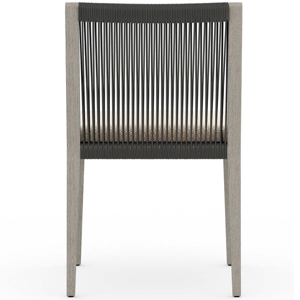 Home Fashion Sherwood Outdoor Dining Chair Faye Sand/Weathered Grey Set Of 2 By Four Hands