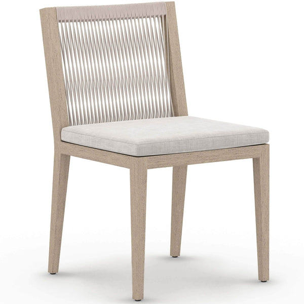 home fashion Sherwood Outdoor Dining Chair Stone Grey/Washed Brown Set of 2 by Four Hands