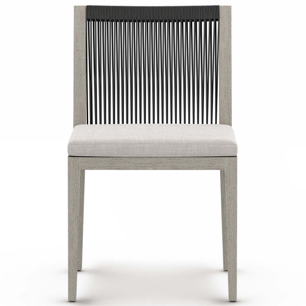 Home Fashion Sherwood Outdoor Dining Chair Stone Grey/Weathered Grey Set Of 2 By Four Hands