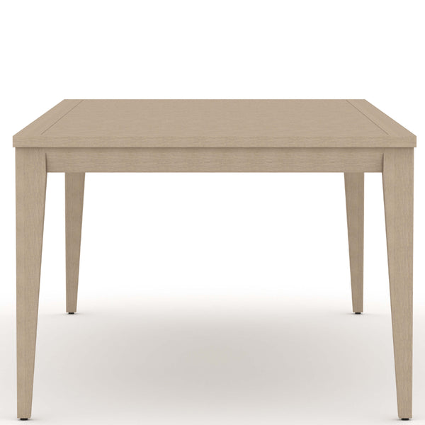 Home Fashion Sherwood Outdoor Rectangle Dining Table Washed Brown By Four Hands