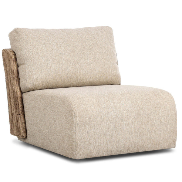 home fashion Sicilia Outdoor Swivel Chair Concha Beige by Four Hands