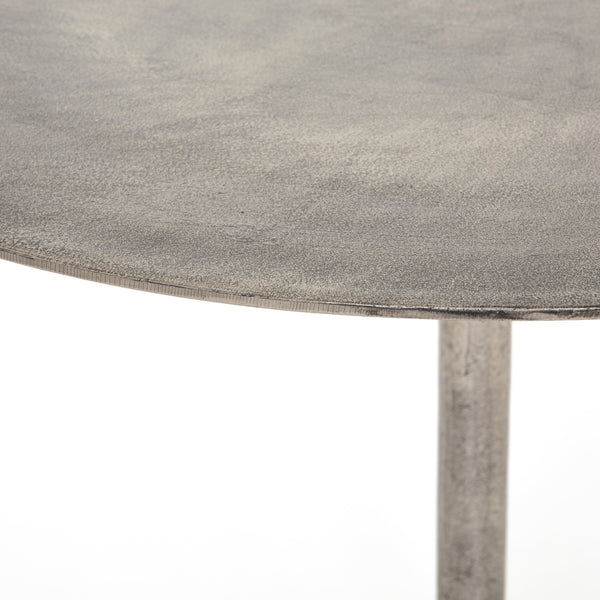 Home Fashion Simone Bistro Table Raw Nickel By Four Hands