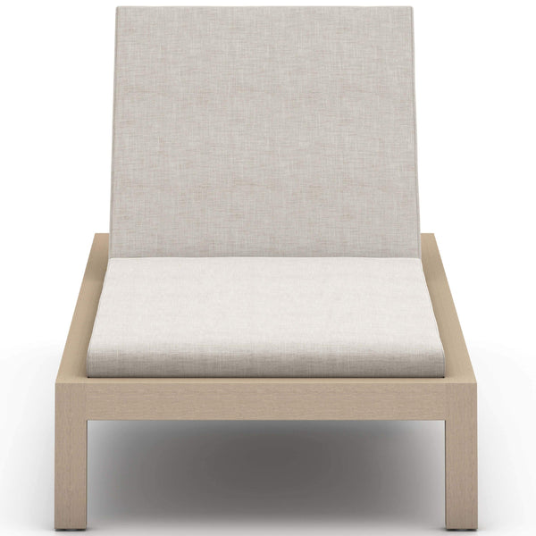 Home Fashion Sonoma Outdoor Chaise Washed Brown Stone Grey By Four Hands