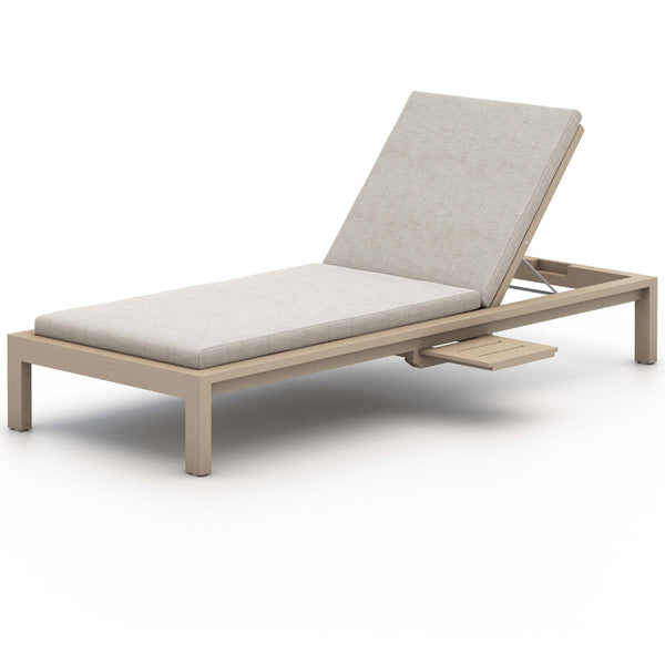 home fashion Sonoma Outdoor Chaise Washed Brown Stone Grey by Four Hands