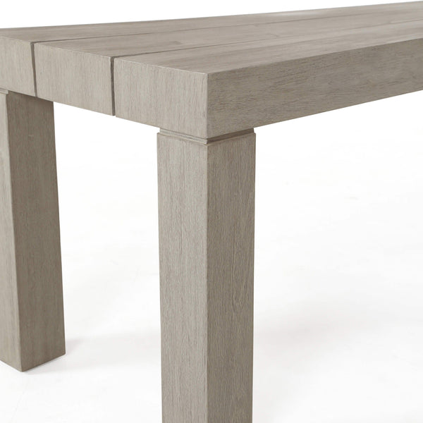 Home Fashion Sonora Outdoor Dining Bench Weathered Grey By Four Hands