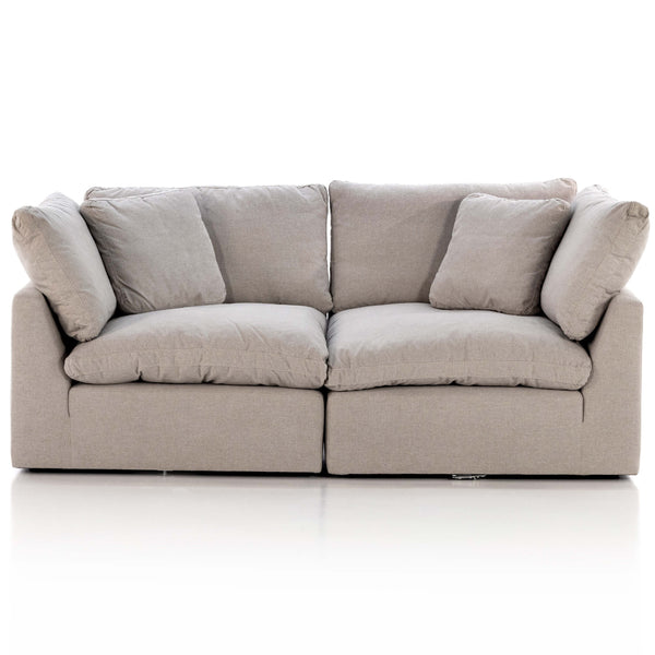 home fashion Stevie 2 Piece Sofa Destin Flannel by Four Hands