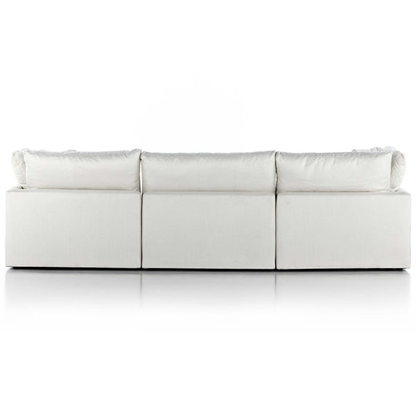 Home Fashion Stevie 3 Piece Sectional W/ Ottoman By Four Hands