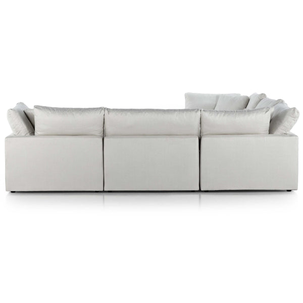 Home Fashion Stevie 5 Piece Sectional Anders Ivory By Four Hands