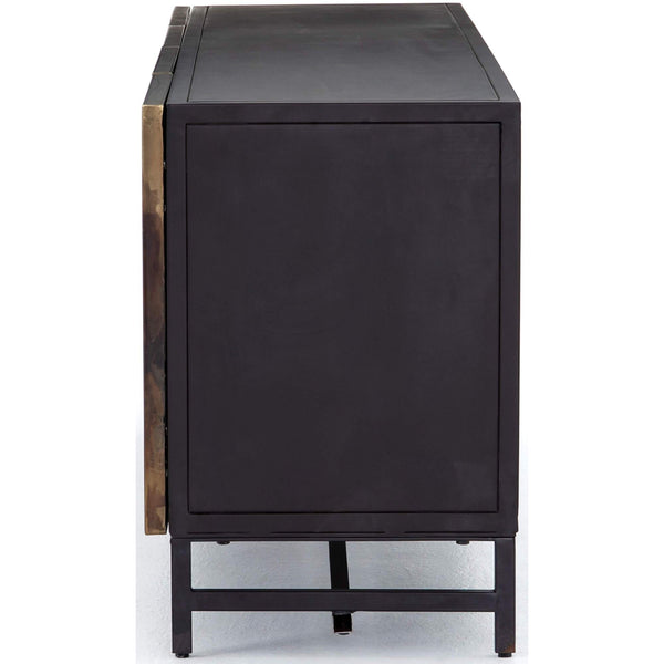 Home Fashion Stormy Media Console Aged Brown By Four Hands