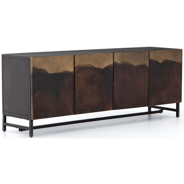 home fashion Stormy Media Console Aged Brown by Four Hands