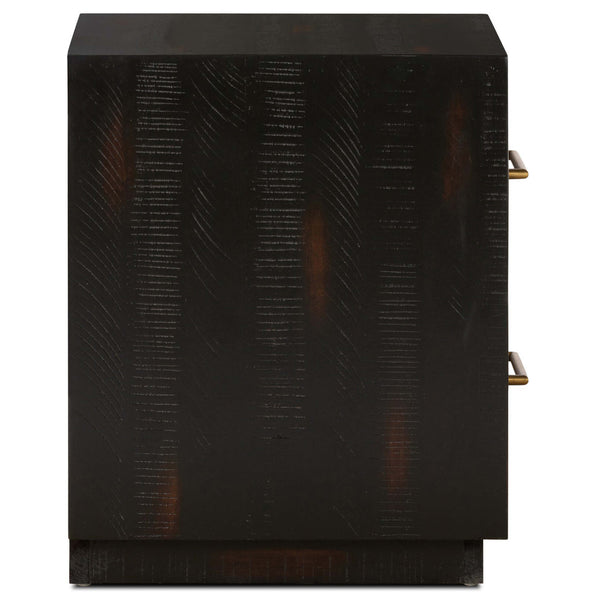 Home Fashion Suki Nightstand Burnished Black By Four Hands