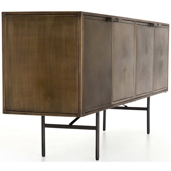 Home Fashion Sunburst Sideboard Aged Brass By Four Hands