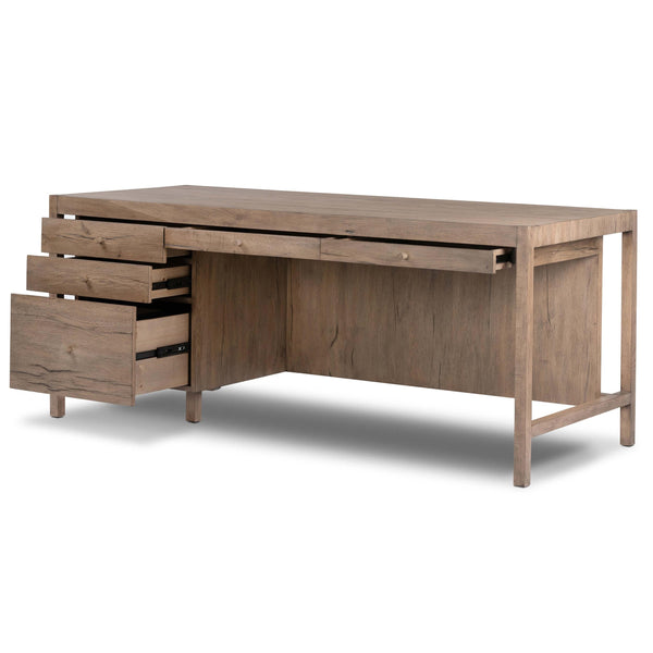Home Fashion Suspension Desk Grey Oak By Four Hands