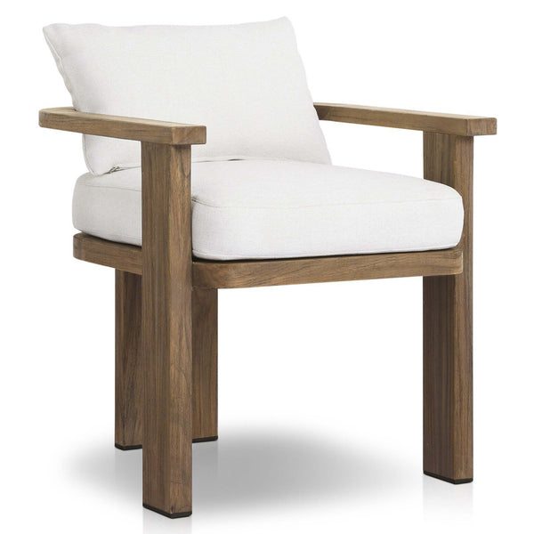 home fashion Tahana Outdoor Dining Arm Chair Alessi Linen by Four Hands