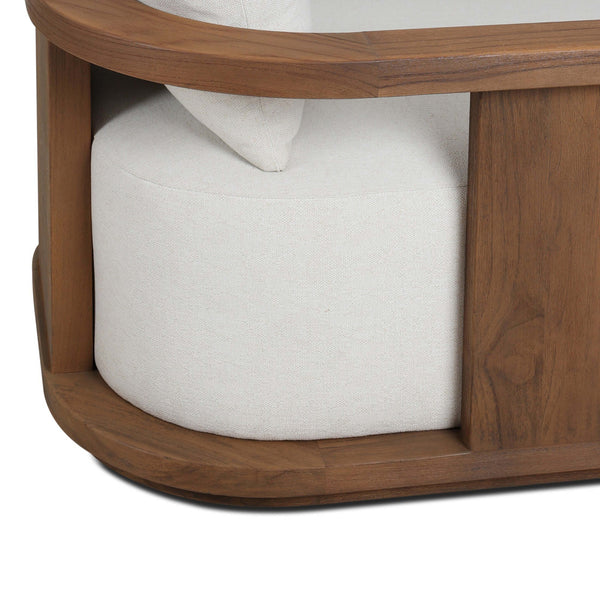 Home Fashion Tahana Outdoor Swivel Chair Alessi Linen By Four Hands