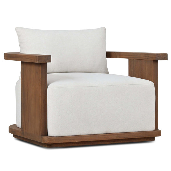 home fashion Tahana Outdoor Swivel Chair Alessi Linen by Four Hands