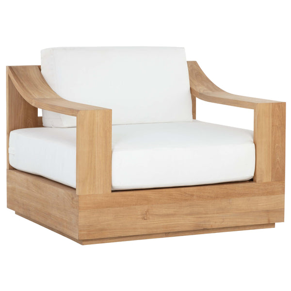 home fashion Tahiti Outdoor Swivel Chair Stinson White