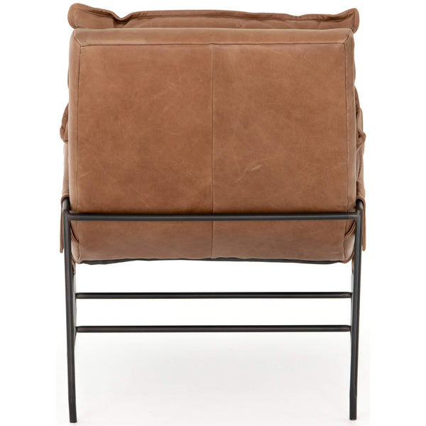 Home Fashion Taryn Leather Chair Chaps Saddle By Four Hands