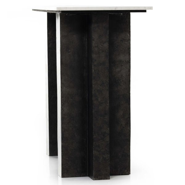 Home Fashion Terrell Console Table Raw Black By Four Hands