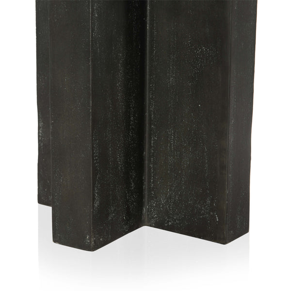 Home Fashion Terrell Outdoor End Table Aged Grey By Four Hands