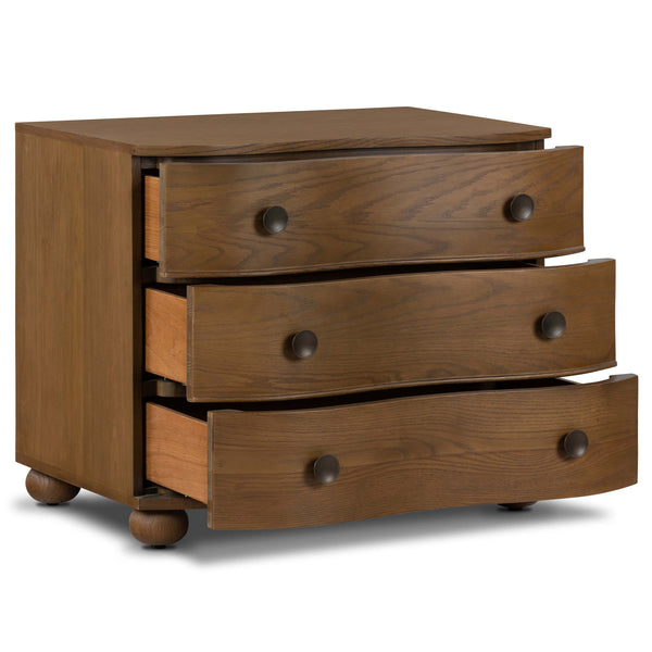Home Fashion Tiago Nightstand Toasted Oak By Four Hands