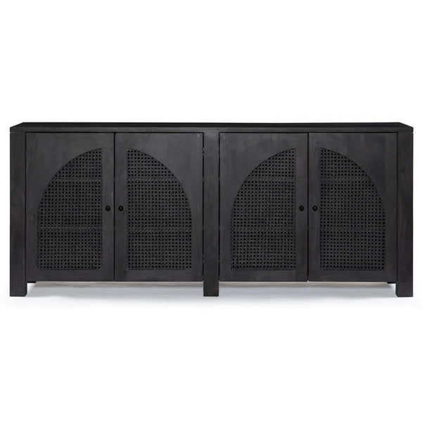Home Fashion Tilda 4 Door Sideboard Black Wash By Four Hands