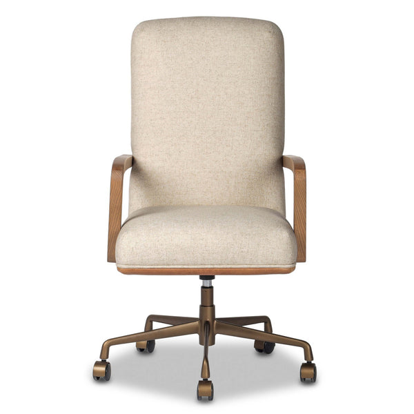 Home Fashion Timeo Desk Chair Chaps Saddle By Four Hands