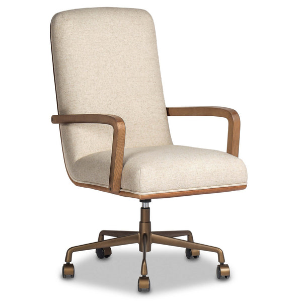 home fashion Timeo Desk Chair Chaps Saddle by Four Hands