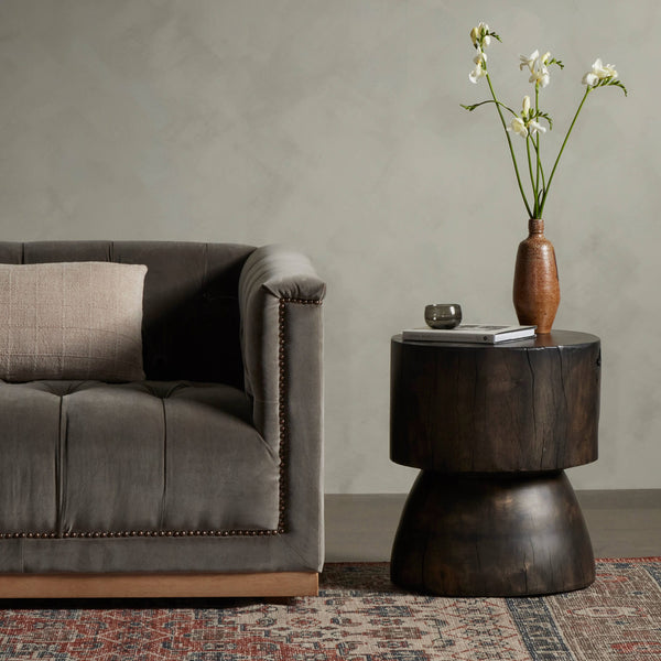 Home Fashion Tino End Table Rubbed Black By Four Hands