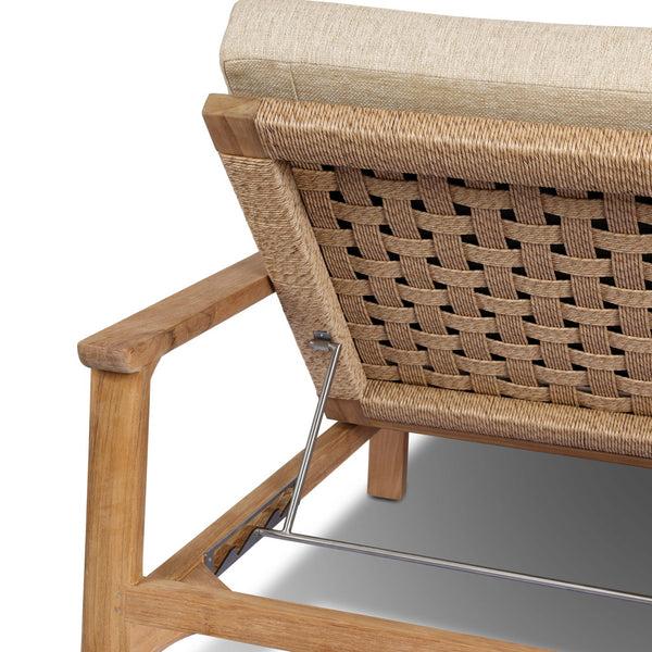 Home Fashion Topeka Outdoor Chaise Ellor Beige By Four Hands