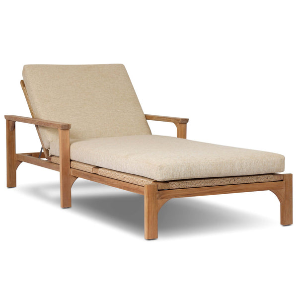 home fashion Topeka Outdoor Chaise Ellor Beige by Four Hands