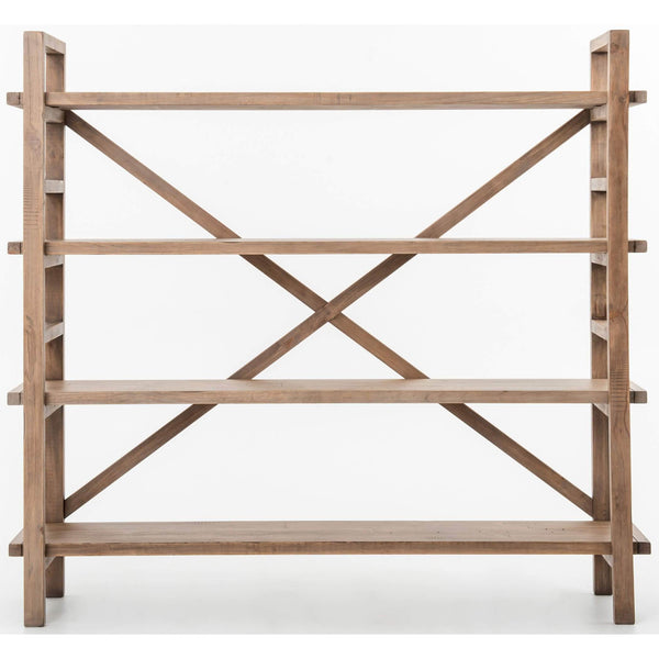 Home Fashion Toscana Large Bookshelf Sundried Wheat By Four Hands