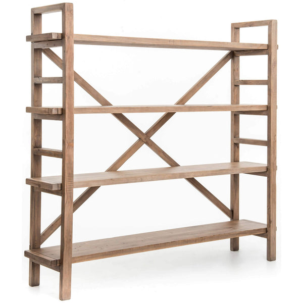 home fashion Toscana Large Bookshelf Sundried Wheat by Four Hands