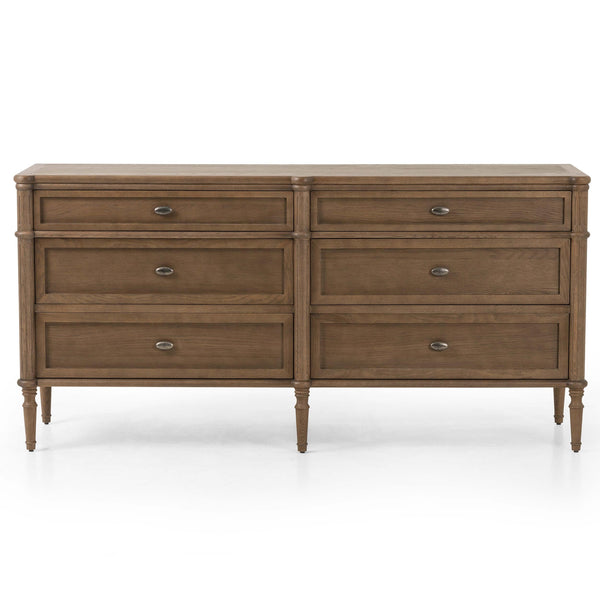 Home Fashion Toulouse 6 Drawer Dresser Toasted Oak By Four Hands