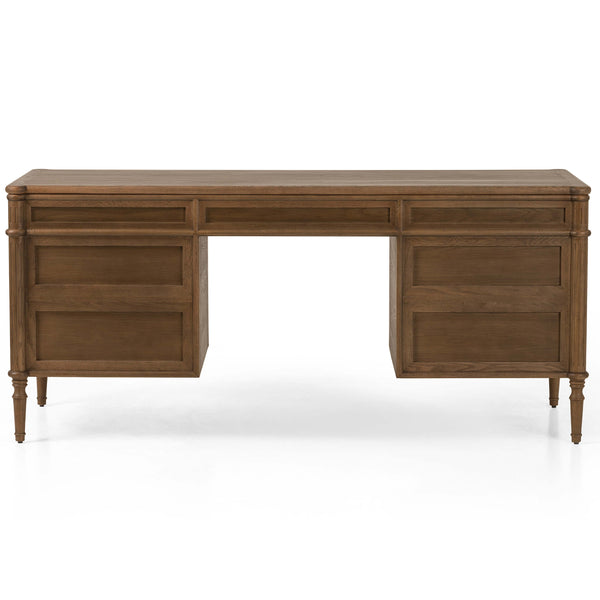 Home Fashion Toulouse Executive Desk Toasted Oak By Four Hands