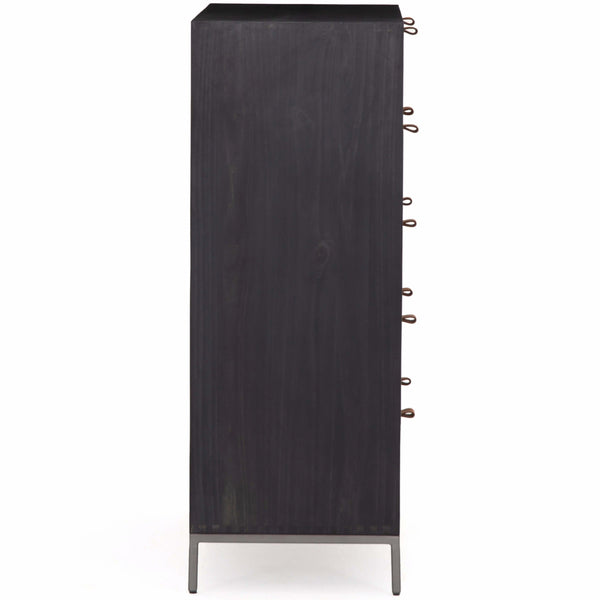 Home Fashion Trey 5 Drawer Dresser Black Wash By Four Hands
