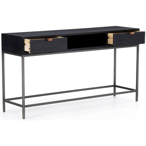 Home Fashion Trey Console Table Black Wash By Four Hands