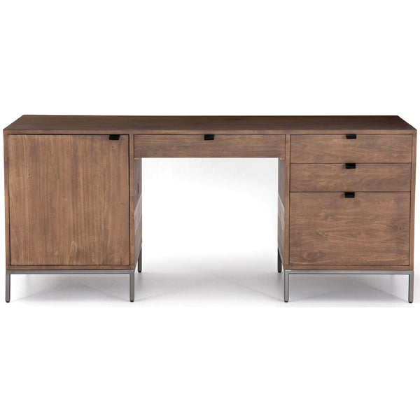 Home Fashion Trey Executive Desk Auburn By Four Hands