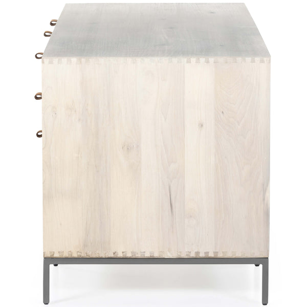 Home Fashion Trey Executive Desk Dove Poplar By Four Hands