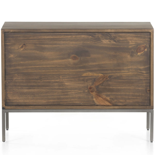 Home Fashion Trey Large Nightstand Auburn Poplar By Four Hands