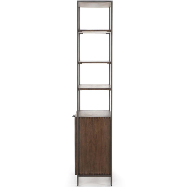 Home Fashion Trey Modular Wide Bookcase Auburn Poplar By Four Hands